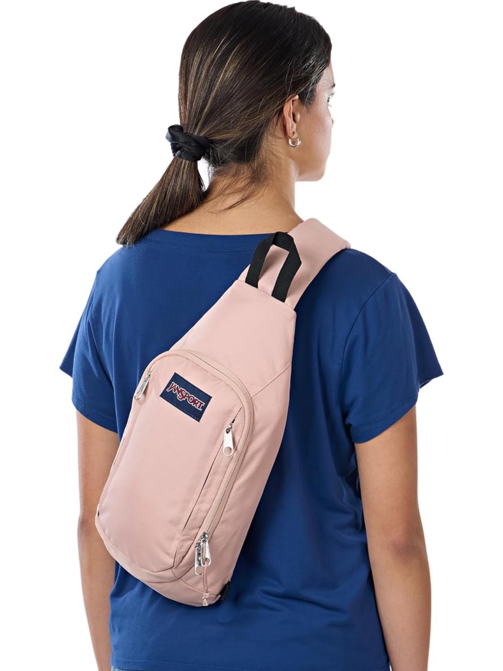 JanSport Move Sling Crossbody Bag in Misty Rose